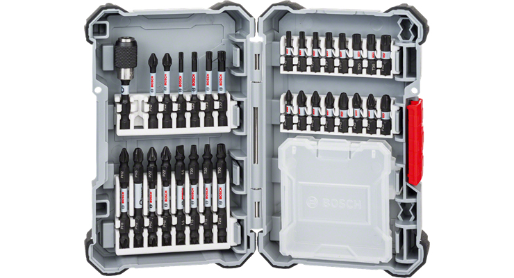 Bosch Coffret tournevis assortis à choc Pick and Click