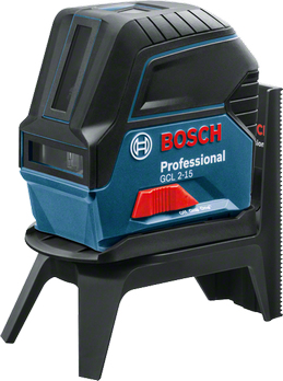 Bosch Professional Niveau laser en croix GCL 2-50 C rouge + support RM2 + trépied BT 150