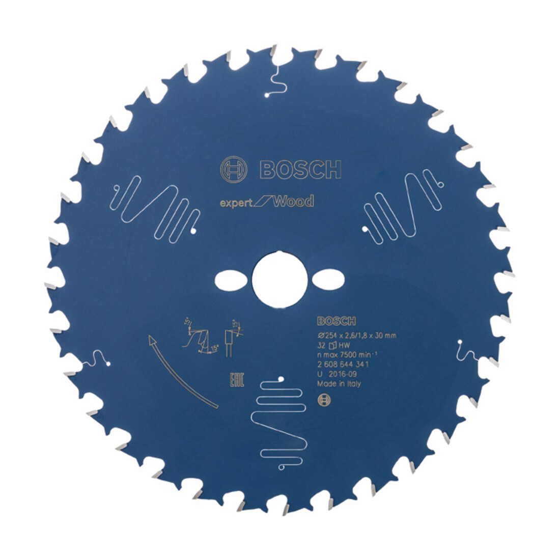 Bosch Lame de scie circulaire Expert pour le bois 254 x 30 x 2,6 mm 32