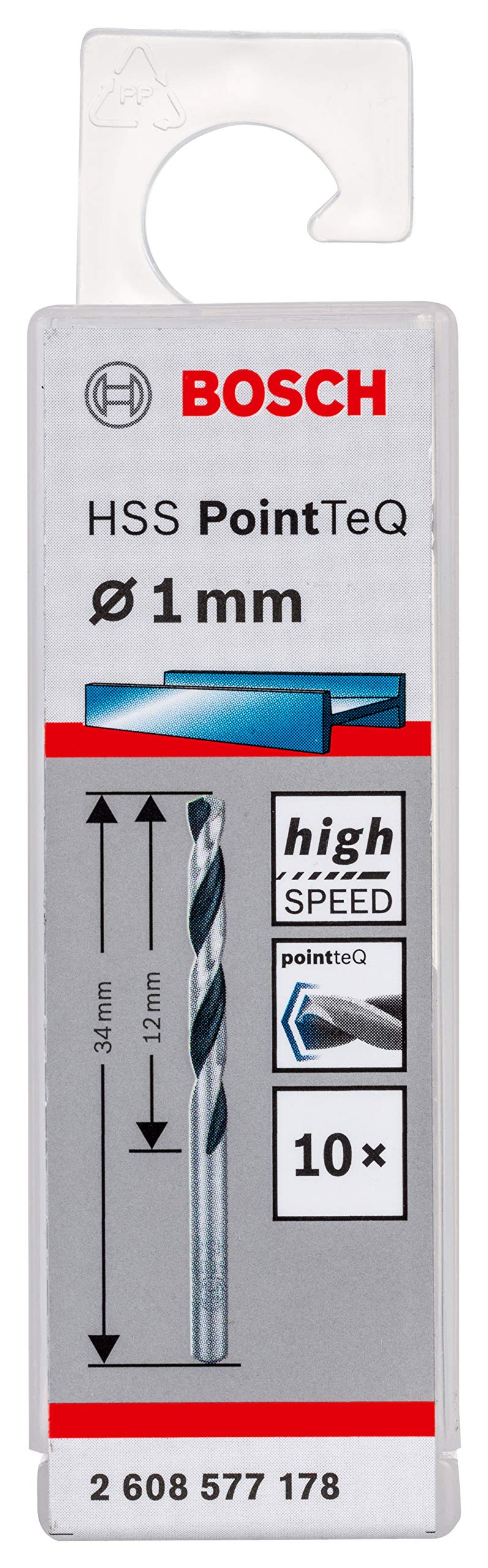 Bosch Professional HSS PointTeQ DIN338
