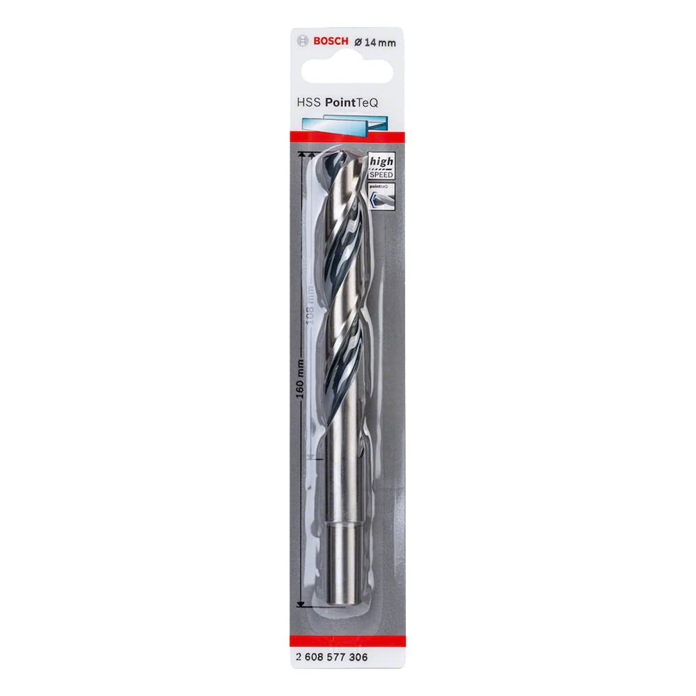 Bosch Foret hélicoïdal HSS PointTeQ DIN338
