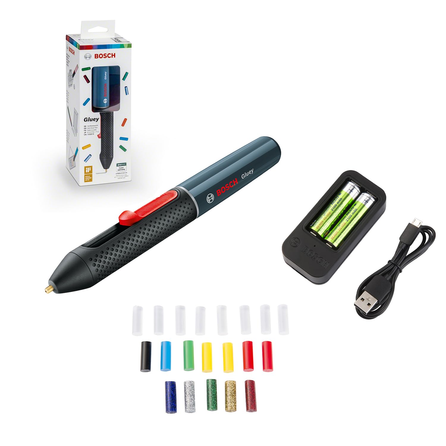 Bosch Stylo à colle chaude sans fil Gluey Pen