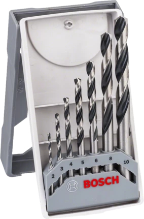 Bosch Jeu de forets hélicoïdaux HSS PointTeQ