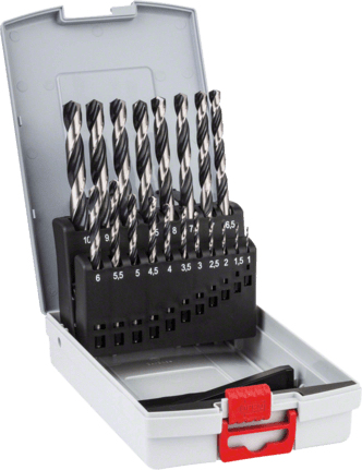 Bosch Jeu de forets hélicoïdaux ProBox HSS PointTeQ