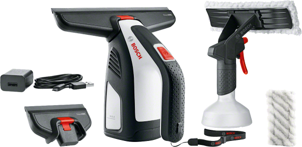 Bosch Nettoyeur de vitre 3,6V GlassVAC BGV1PRO + batterie 2Ah intégrée + chargeur