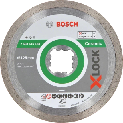 Bosch Disque à tronçonner diamant X-LOCK Standard pour Céramique