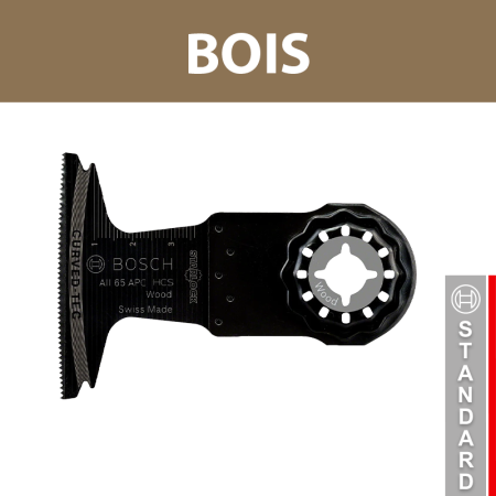Bosch Lot de 10 lames plongeantes Starlock HCS AII 65 APC bois