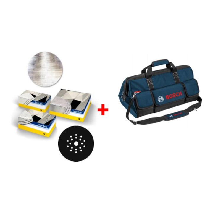 Bosch Jeu de cloisons sèches , disque abrasif sia 7500 + disque intermédiaire + Malette de bricolage 153 pièces