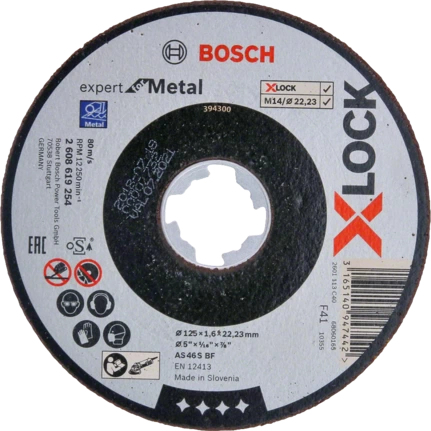 Bosch Professional 2608619254 Disque à Tronçonner à Surface Plate Expert for Metal