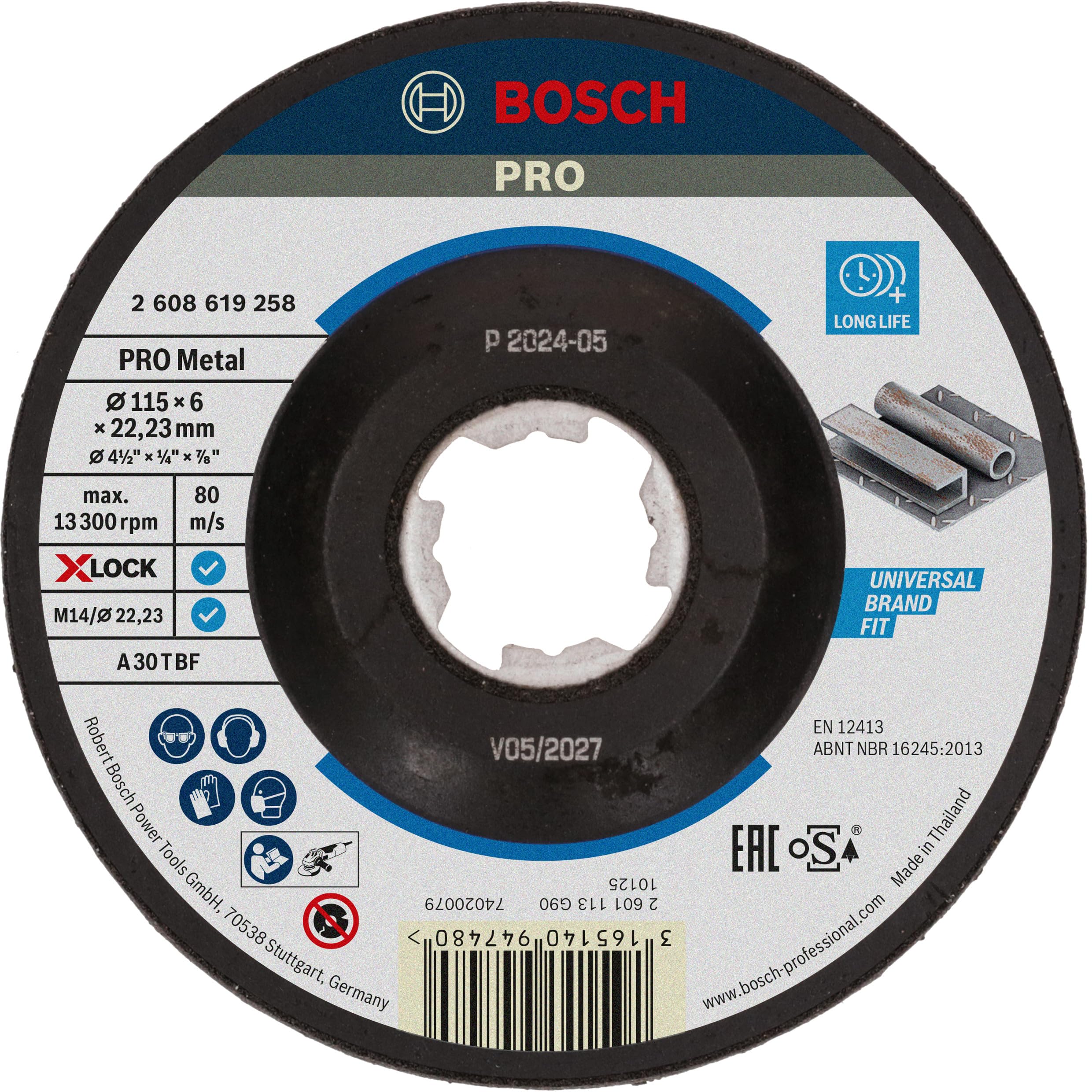Bosch X-LOCK Schruppscheibe Expert for Metal