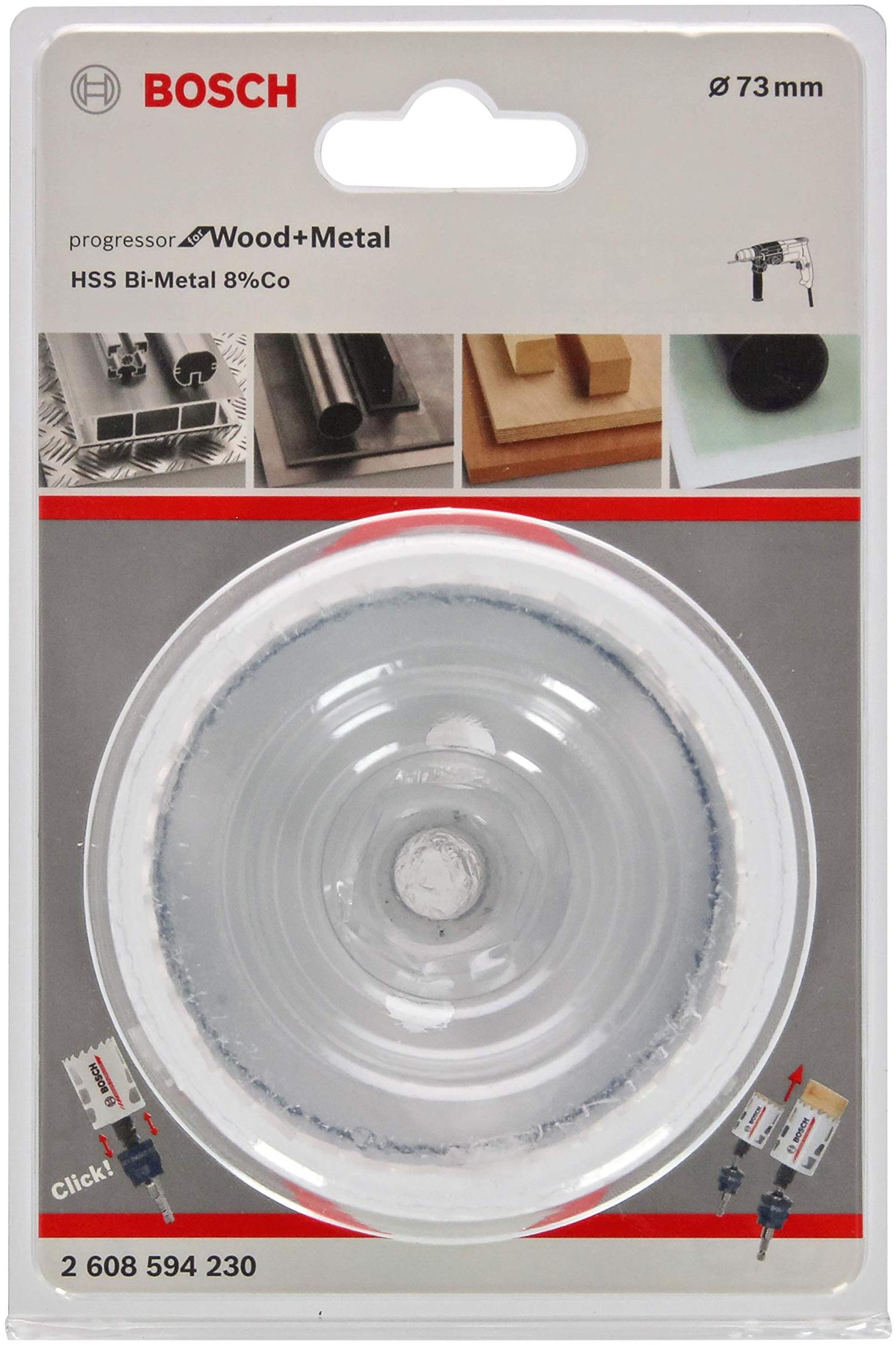 Bosch Scie cloche sans foret pilote pour multi-matériaux Ø.74 mm