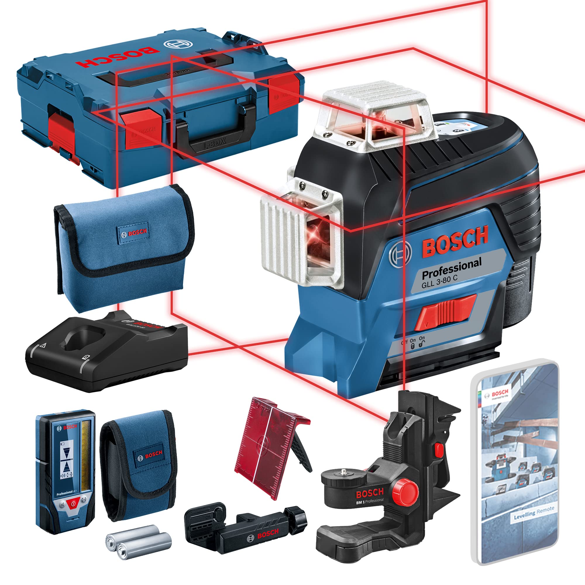 Bosch Linienlaser GLL 3-80 C Professional