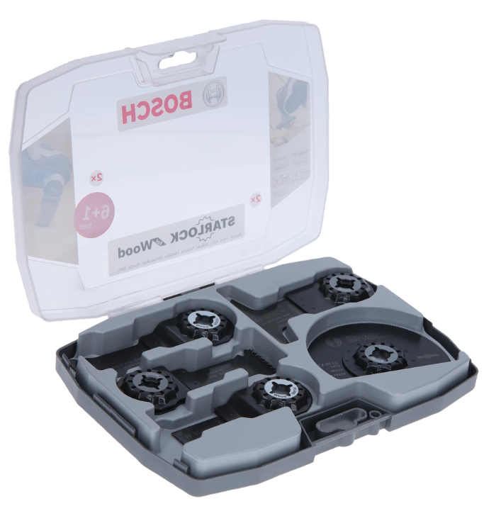 Bosch Starlock Sägeblatt-Satz Holz-Set 6+1