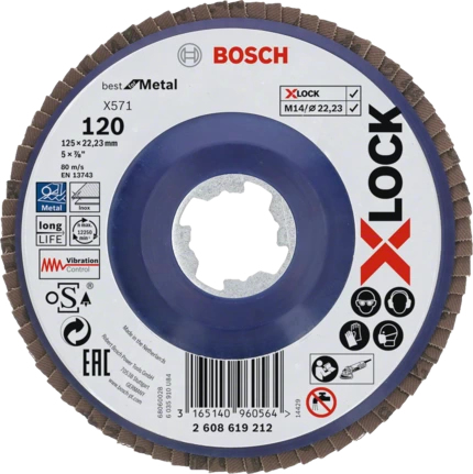 Bosch X-LOCK Fächerscheibe X571 Best for Metal
