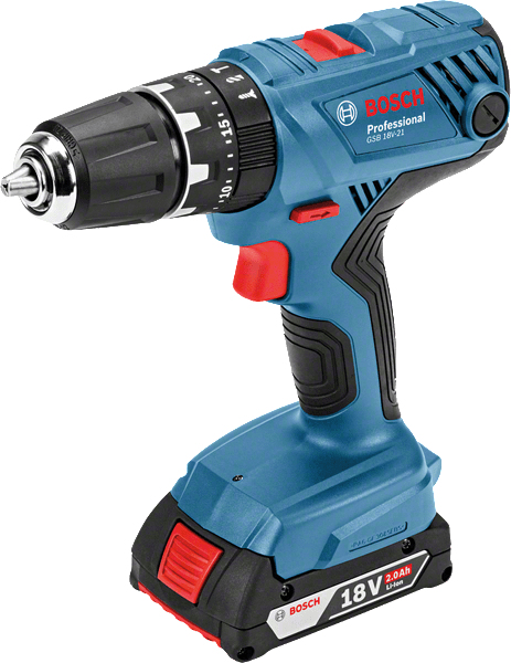 Bosch Professional Professional 18V System Perceuse-visseuse à percussion sans fil GSB 18V-21