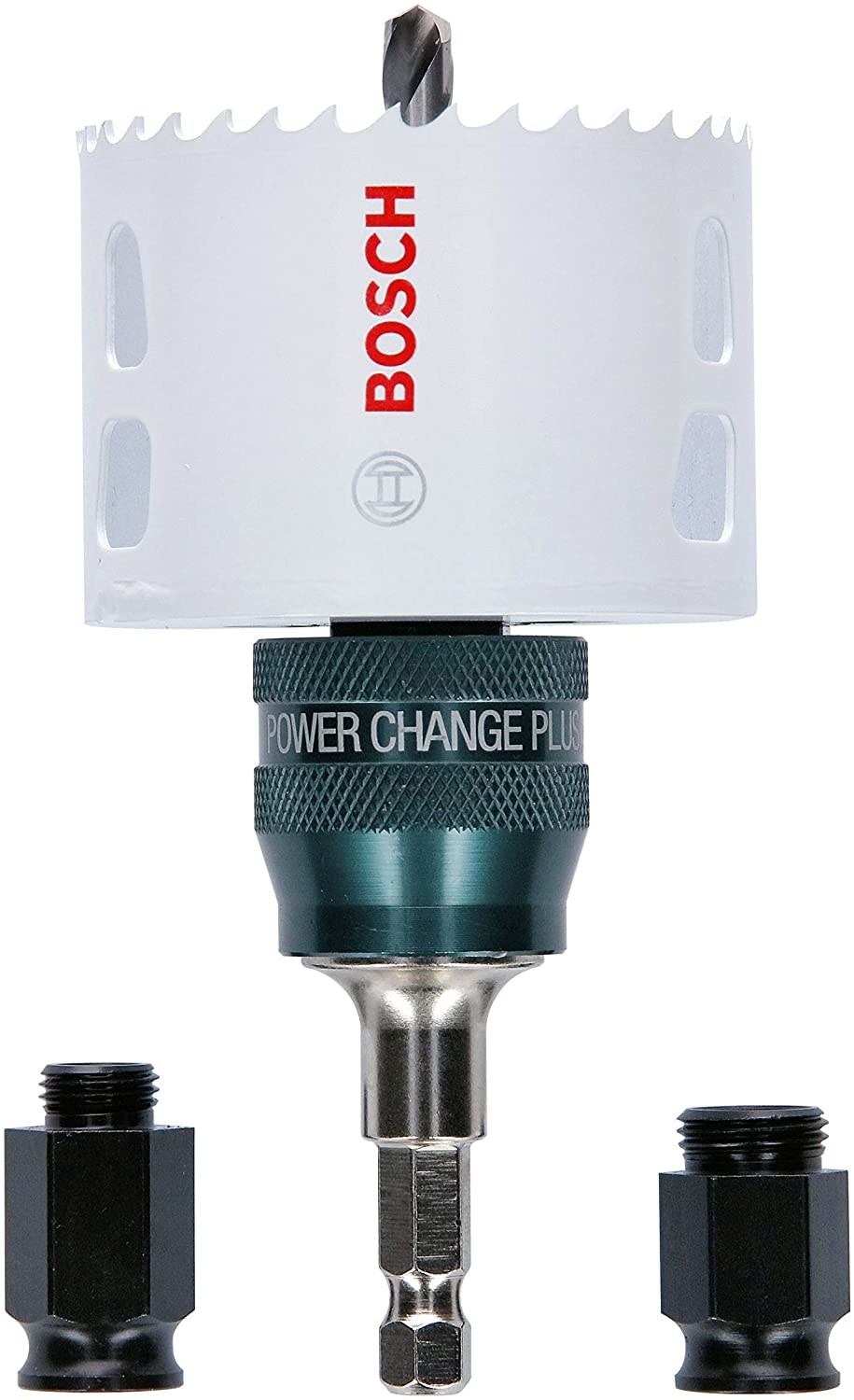 Bosch Kit adaptateur Power change + scie trépan 68 mm gris