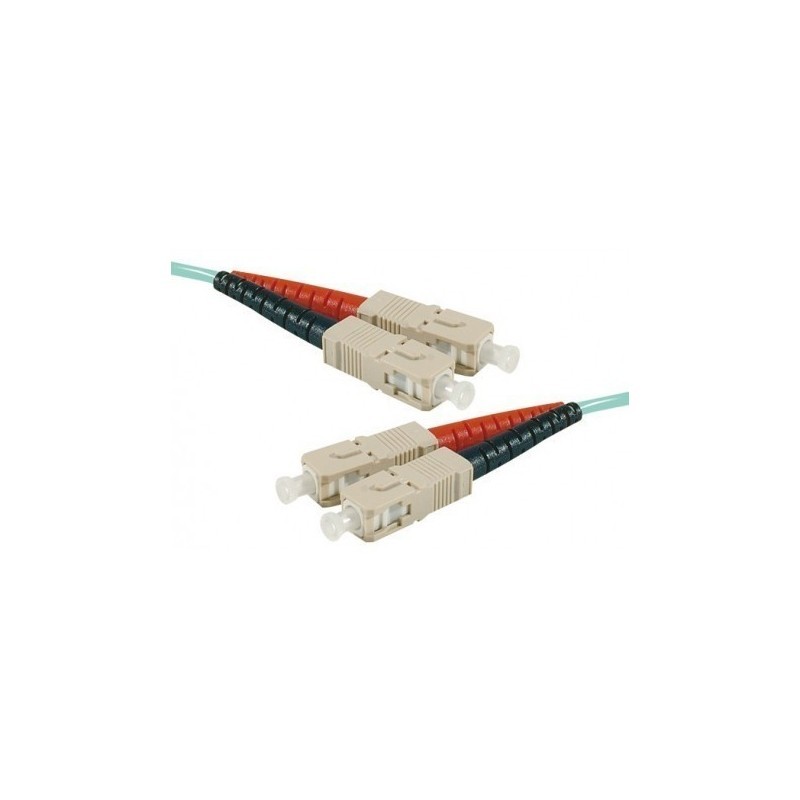 GENERIQUE Jarretière optique duplex HD multi OM4 50/125 LC-UPC/ST-UPC erika