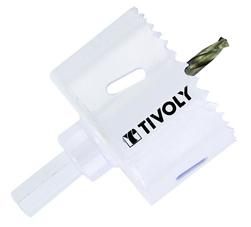 Tivoly - Scie Cloche Bi-Métal HSS Monobloc -D68mm - Denture à Pas Variable - Denture Avoyée - Pour Perçage dans les Métaux