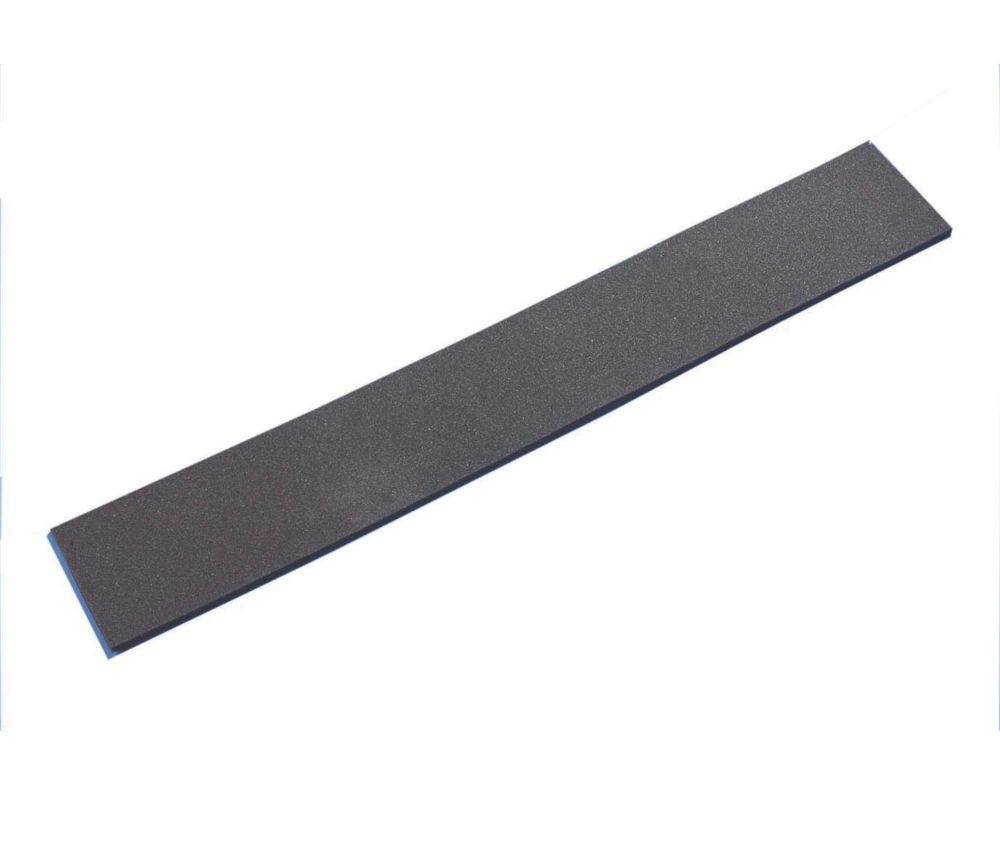 Mottez Lot de 2 bandes de protection murale anti-choc en mousse noir 100 x 15cm