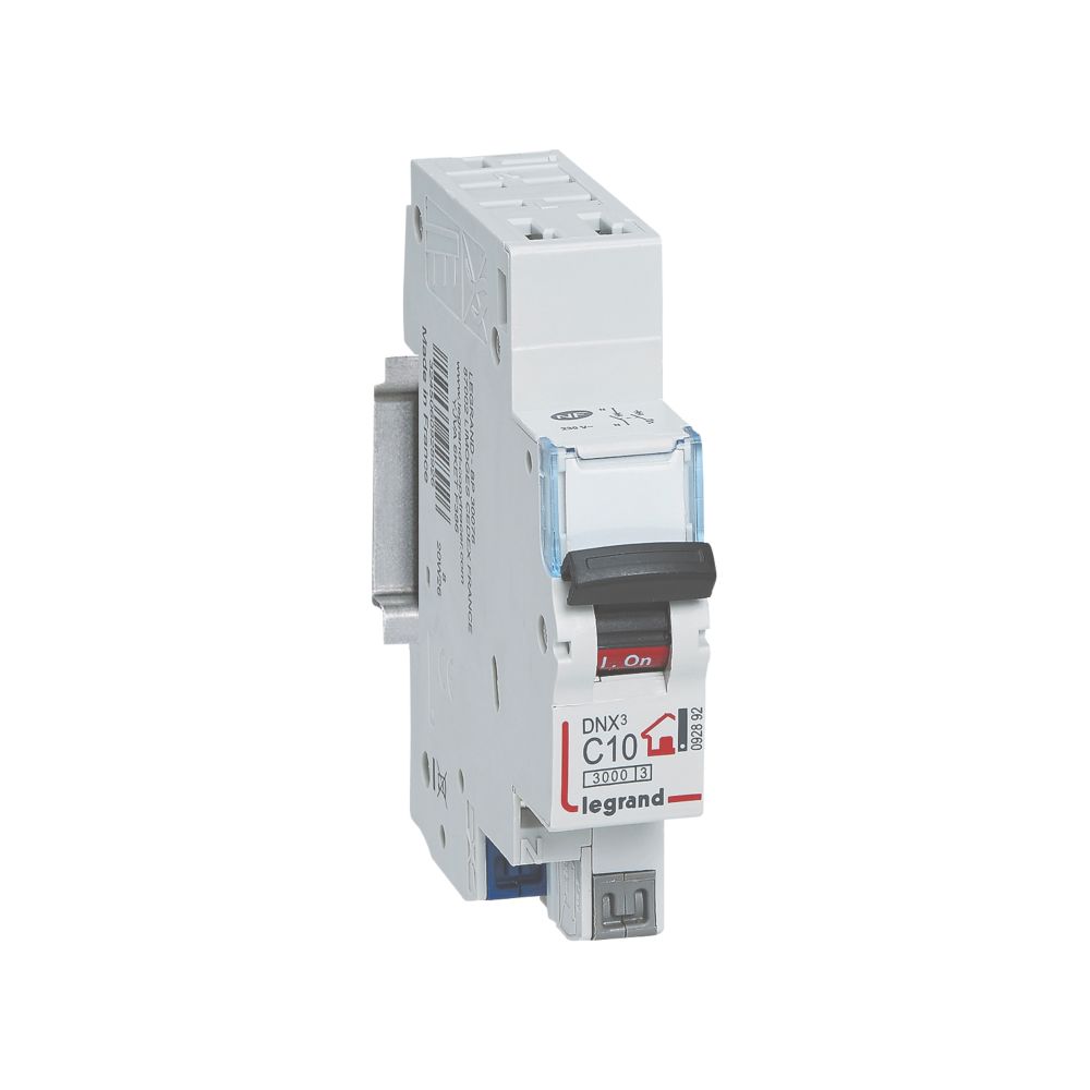 LEGRAND Disjoncteur à bornes automatiques courbe C DNX3 10A 1P+N