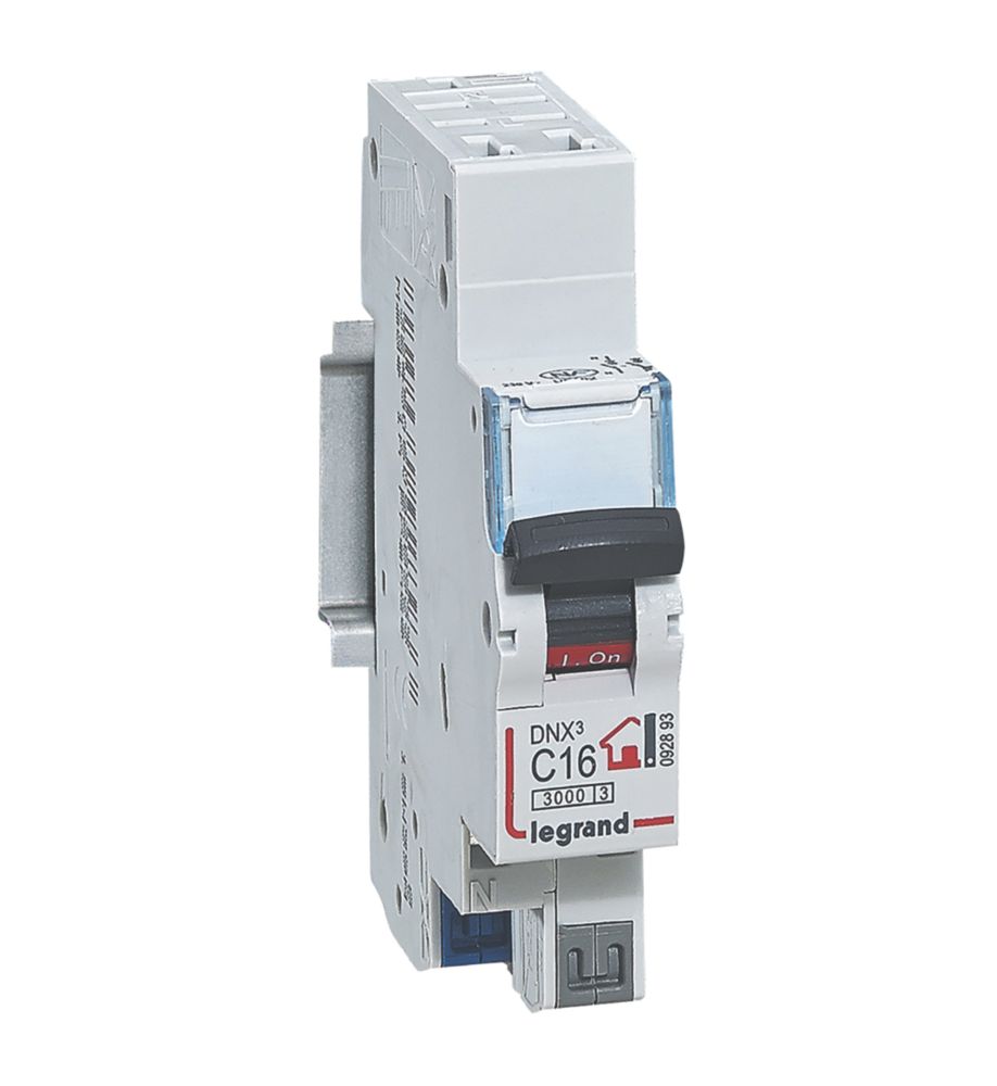 LEGRAND Disjoncteur à bornes automatiques courbe C DNX3 16A 1P+N