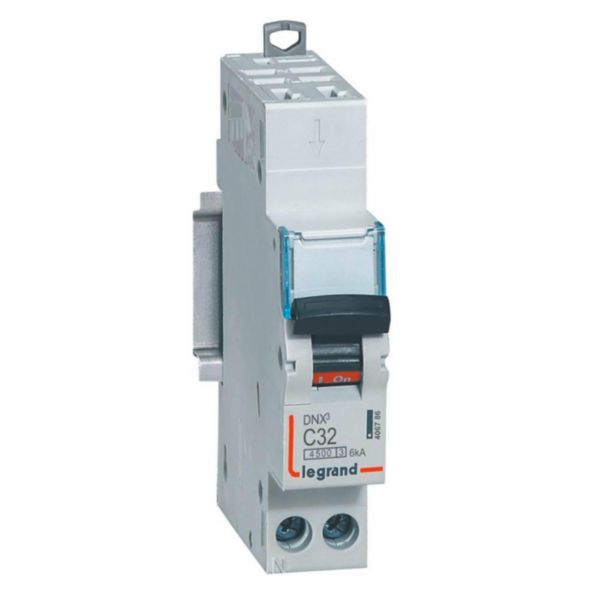 LEGRAND Disjoncteur 32A type C Auto 4,5kA 1P+N DNX3