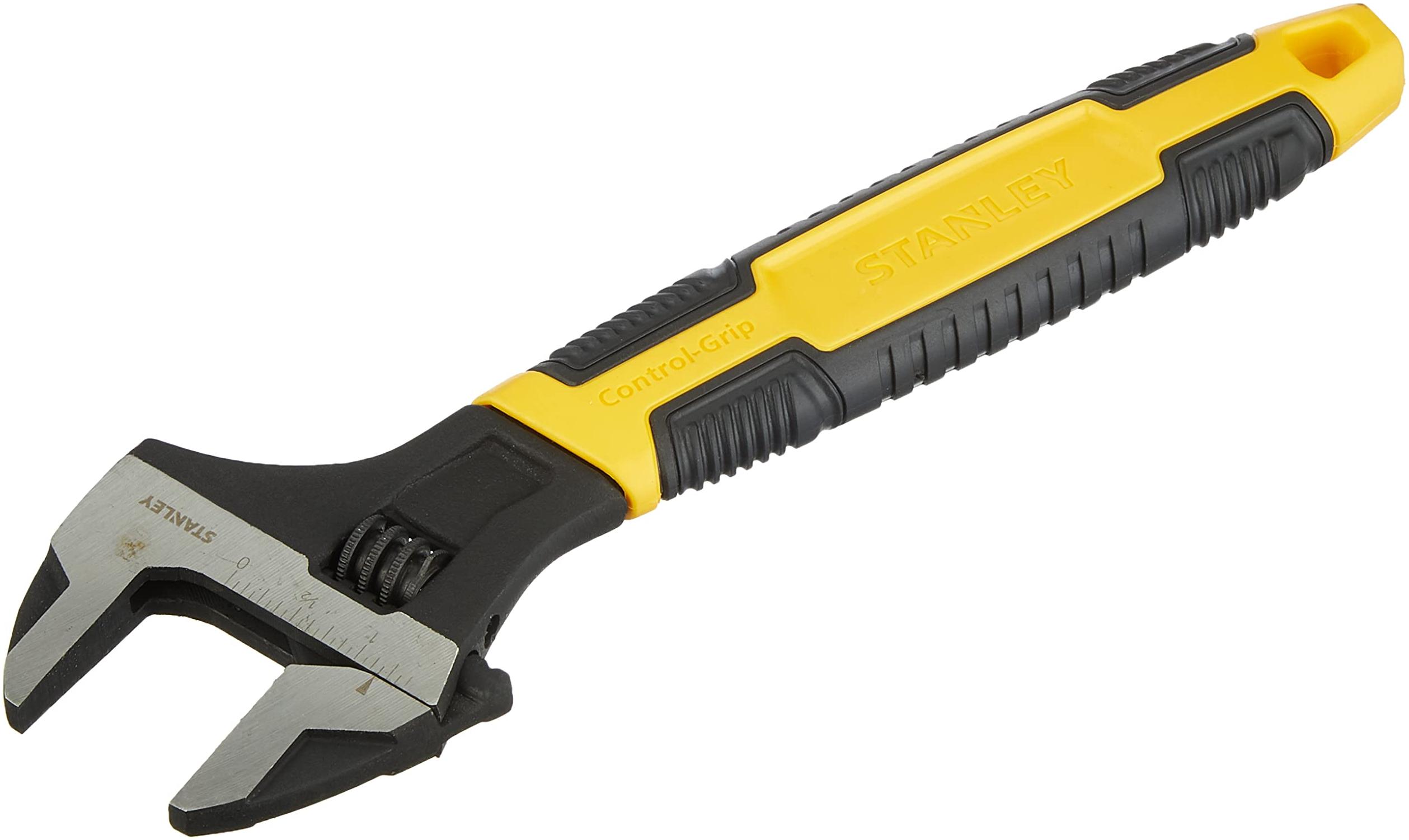 Stanley Clé à molette ouverture maximale 33 mm 0-90-949 en chrome vanadium L.254 mm