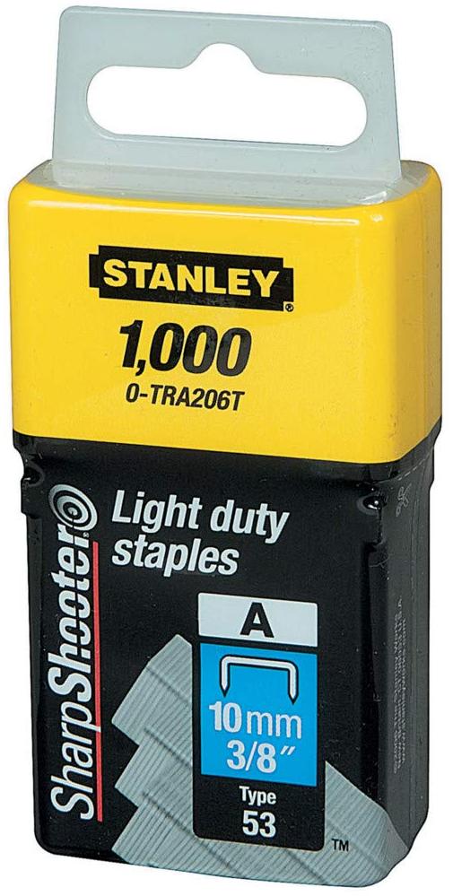 Stanley Agrafes Type A 10mm boîte de 1000