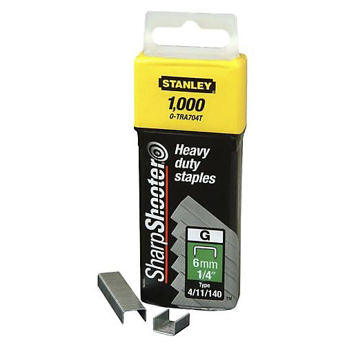 Stanley Agrafes 8 mm type G boîte de 5000