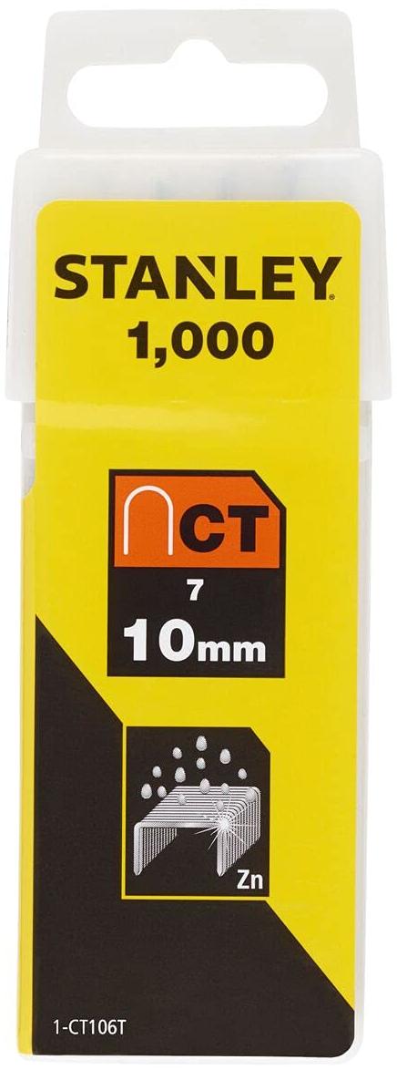 Stanley Agrafes cavaliers 10mm type 7 boîte de 1000