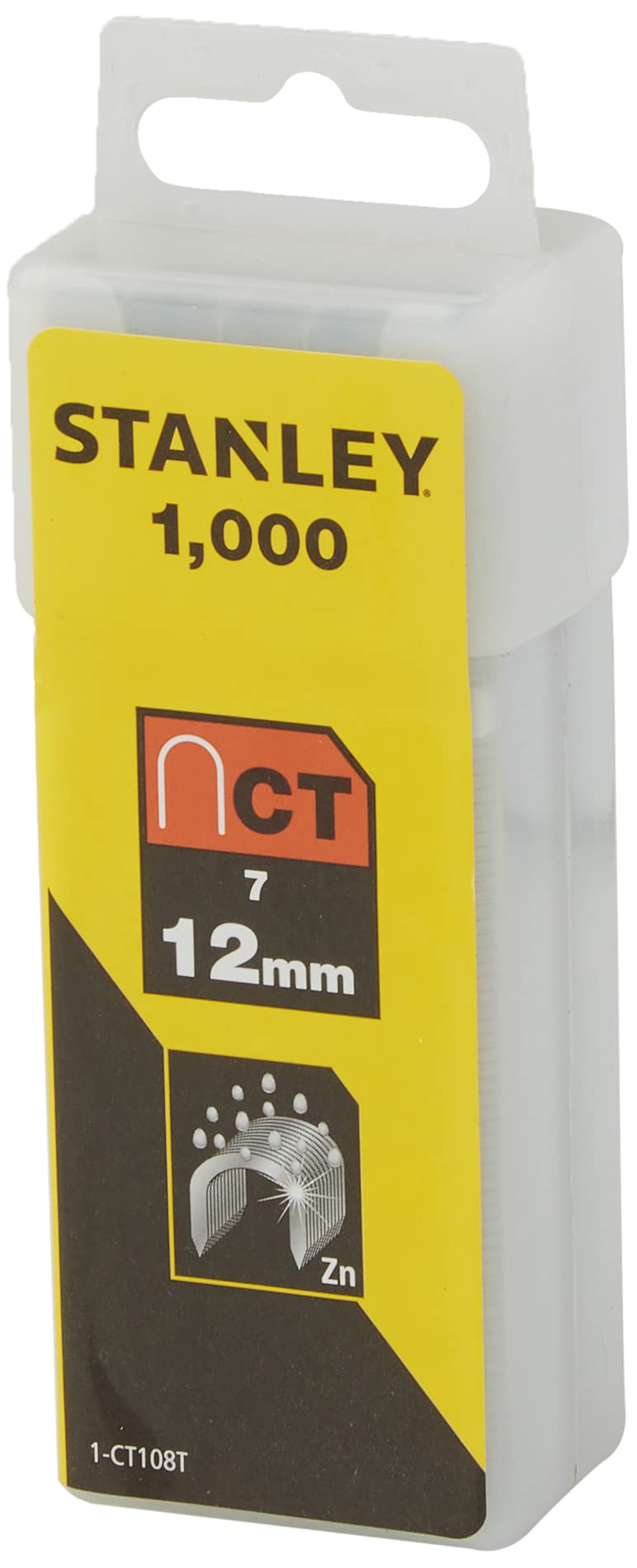 Stanley Agrafes cavaliers 12mm type 7 boîte de 1000