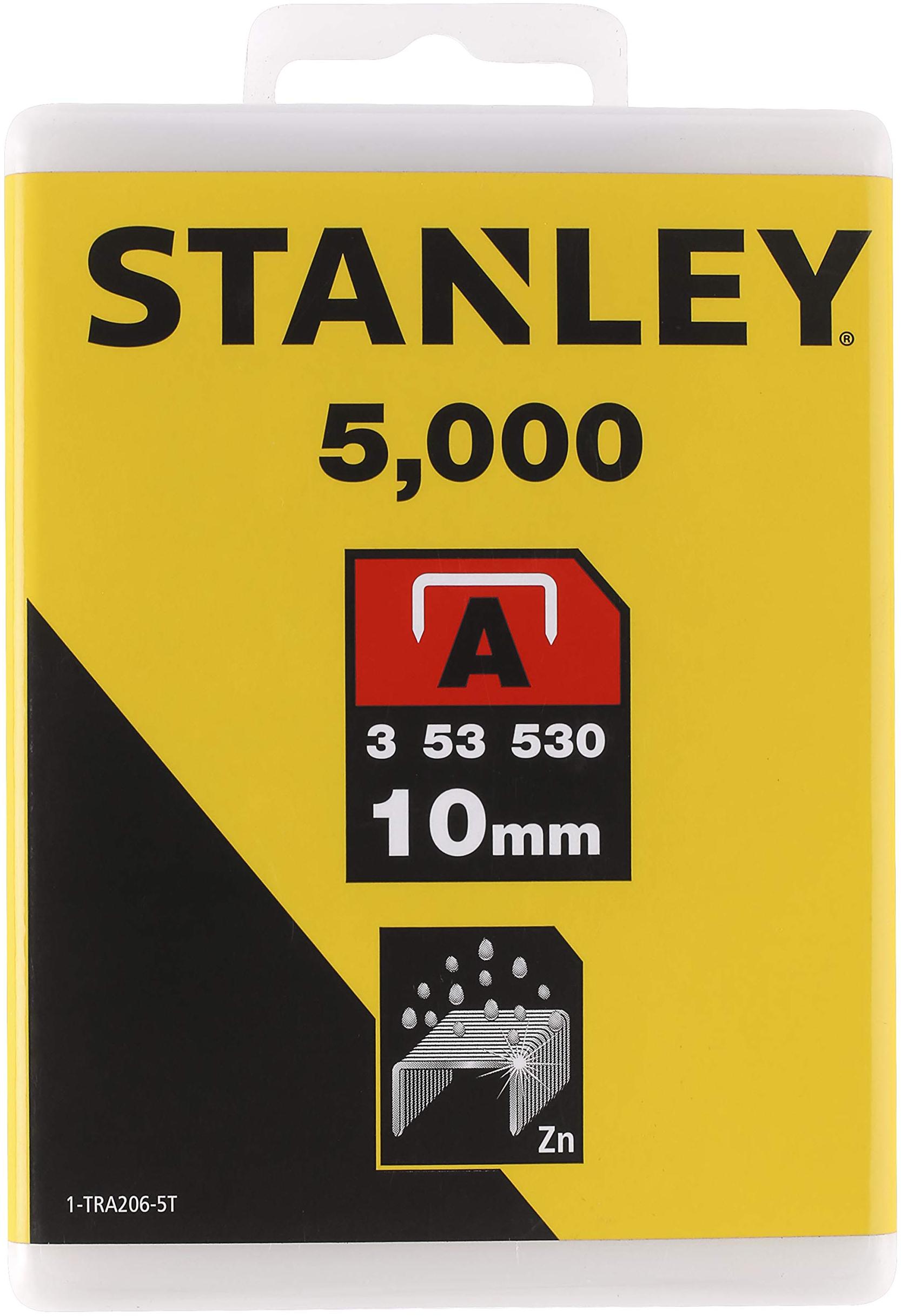 Stanley Agrafes Type A 10mm boîte de 5000