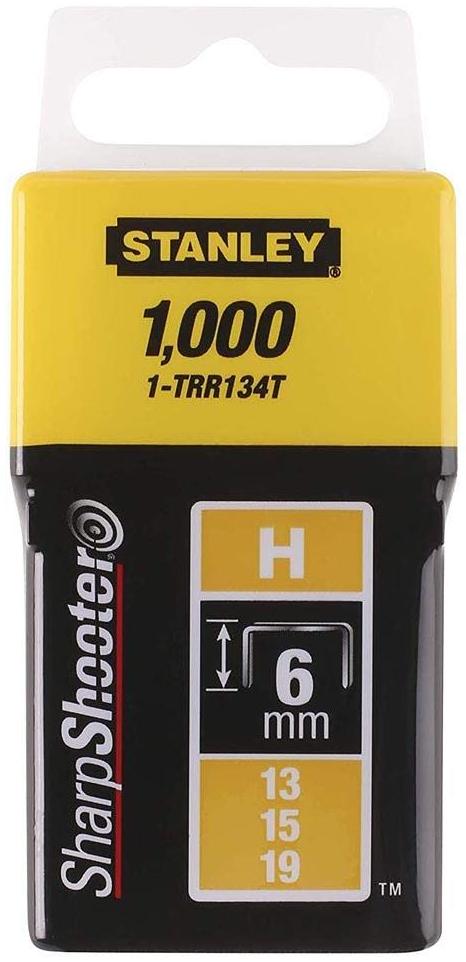 Stanley Agrafes 6 mm type H boîte de 1000
