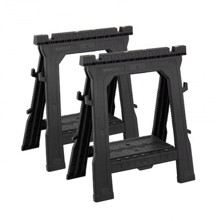 Stanley Lot de 2 tréteaux pliables