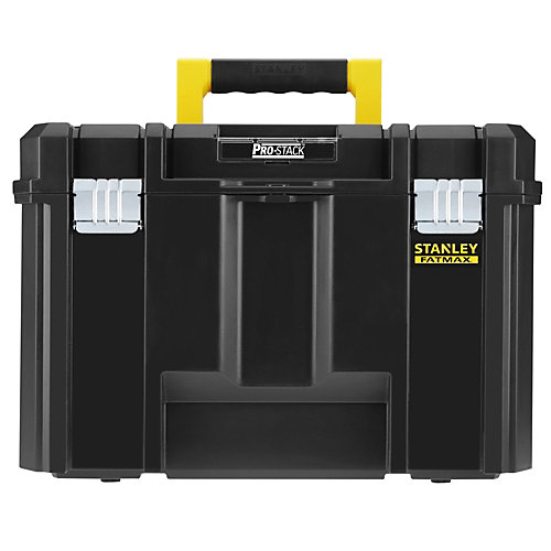 Stanley Malle de rangement 22 L prostack avec plateau porte-outils