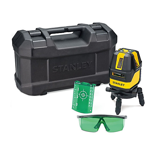 Stanley Niveau laser en croix SML multi-lignes vert 20 m
