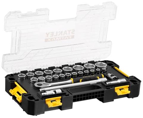 Stanley Fatmax Coffret douilles STAKBOX L 1/2'' jeu de 26 pièces