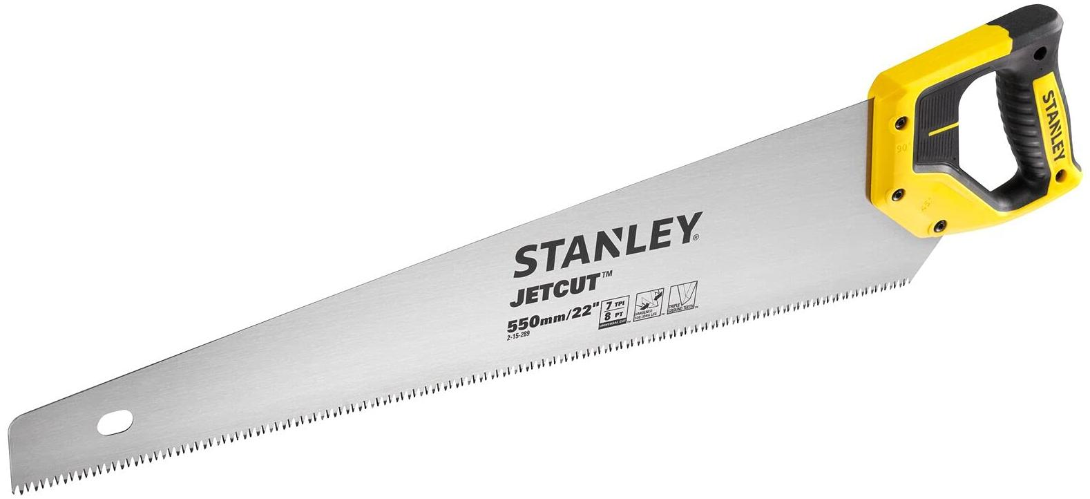 Stanley Scie égoïne Jetcut moyenne section 550mm