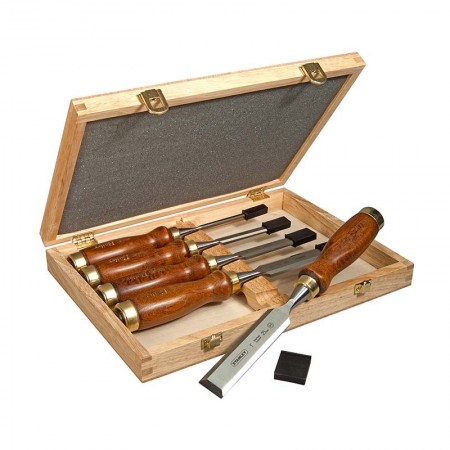 Stanley Coffret de 5 ciseaux à bois