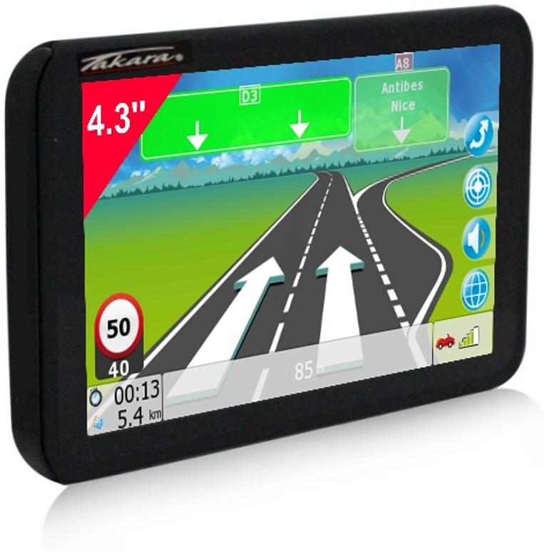 GARMIN Navigateur GPS portable Noir écran 4.3’’ carte Europe à vie