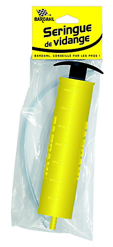Bardahl Seringue de vidange PVC pour motoculture