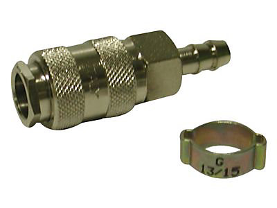 Mecafer Coupleur cannelé tuyau Ø 8 x 13 mm