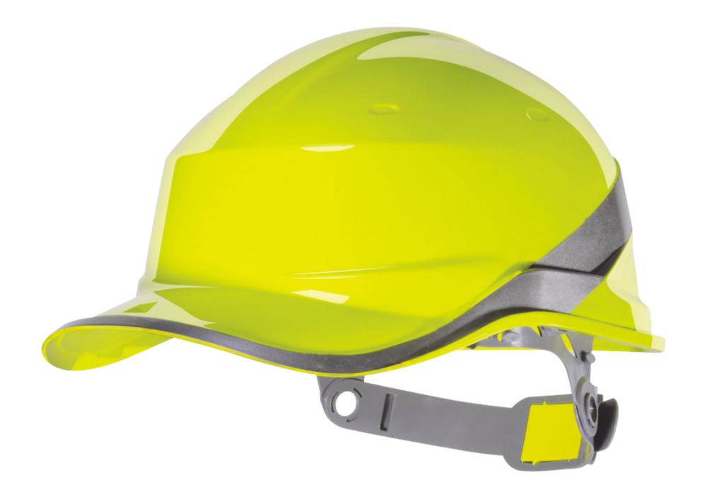 Delta Plus Casque de sécurité réversible Diamond V jaune