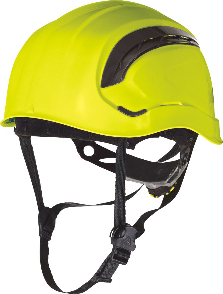 Delta Plus Casque de sécurité en hauteur haut de gamme Granite Wind jaune
