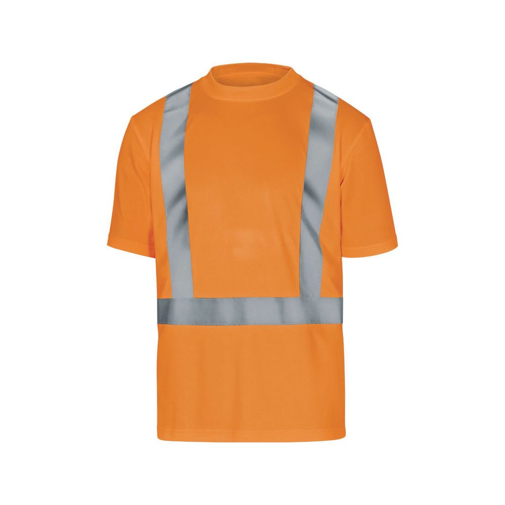 Delta Plus T-shirt à manches courtes haute visibilité Comet orange, taille 2XL