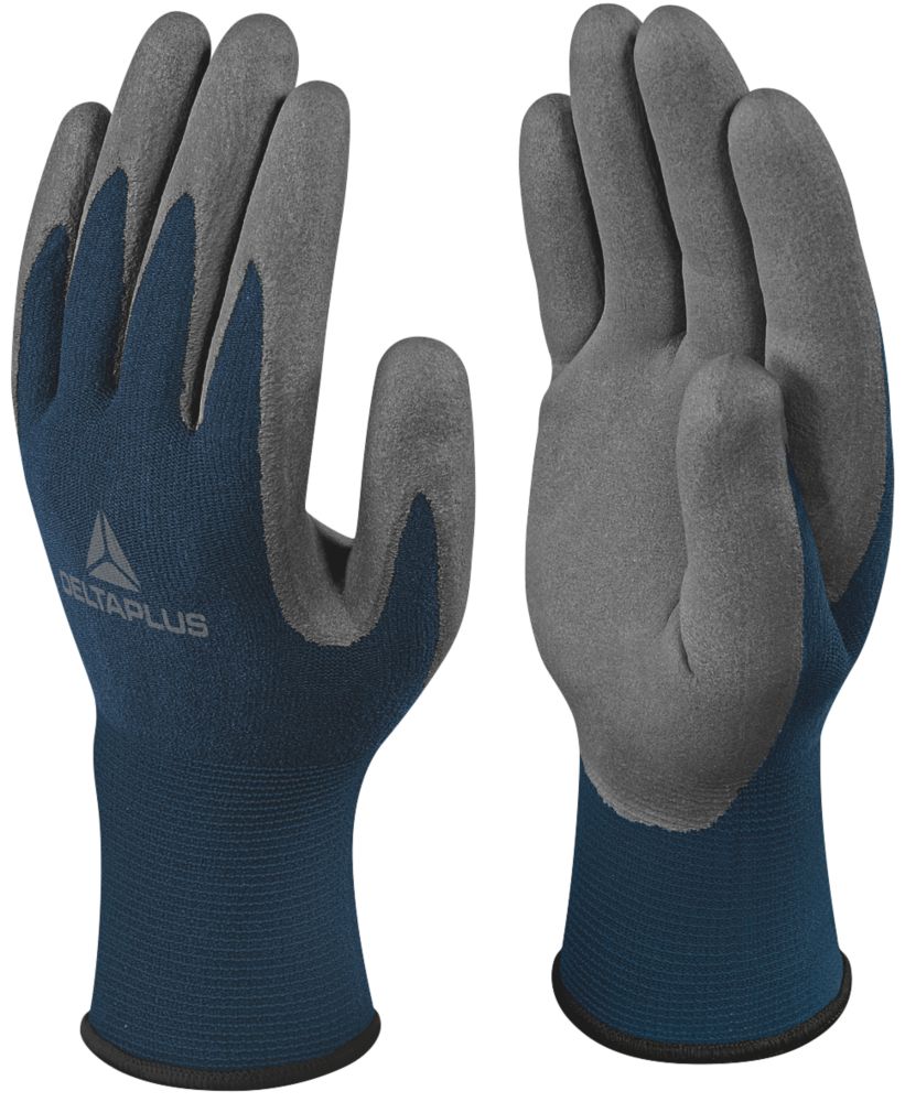 Delta Plus Gants de manutention polyvalents VV811 Safe & Strong bleus / gris taille L