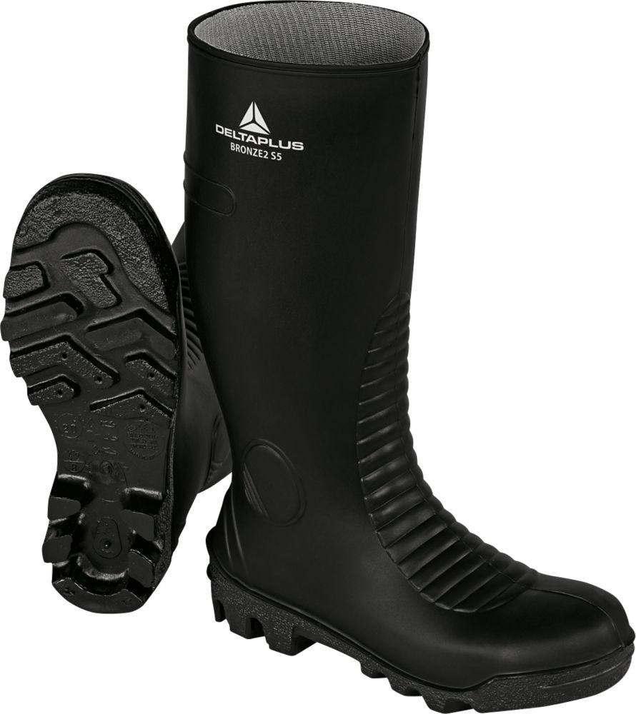 Delta Plus Bottes en caoutchouc de sécurité S5 BRONS2S5N noires pointure 42
