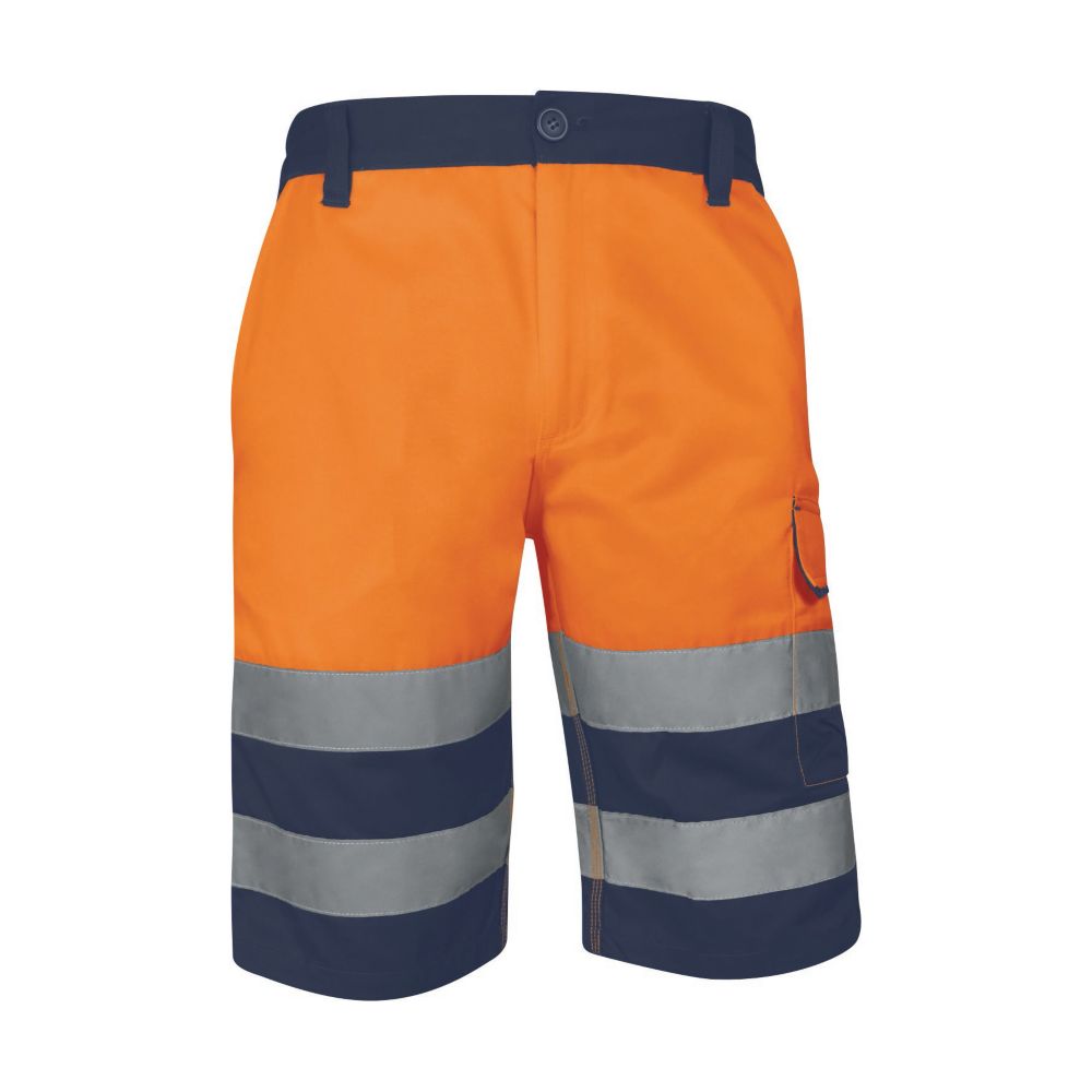 Delta Plus Bermuda de travail haute visibilité orange taille 42/44