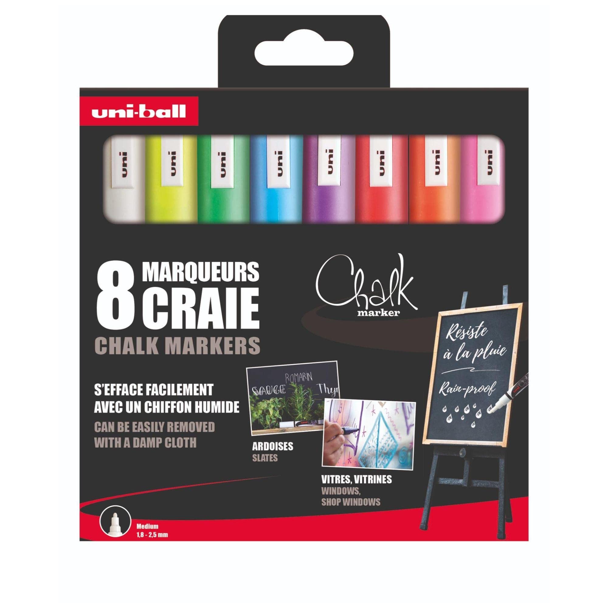 Mitsubishi Marker UNI CHALK MARKER PWE-5M 8x