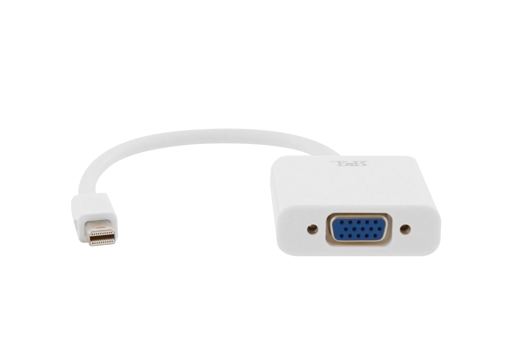 T'nB Adaptateur Mini DisplayPort mâle vers VGA femelle (Blanc)